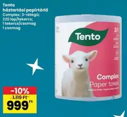 Interspar Tento háztartási papírtörlő ajánlat