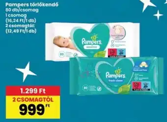 Interspar Pampers törlőkendő ajánlat