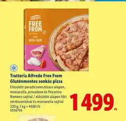 Lidl Trattoria Alfredo Gluténmentes pizza ajánlat