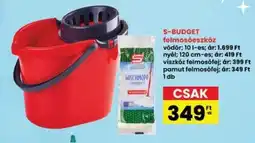 Interspar S-BUDGET felmosóeszköz ajánlat