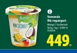 Lidl Vemondo Bio veganyogurt ajánlat