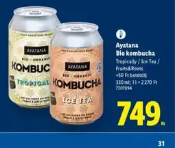 Lidl Ayatana Bio kombucha ajánlat