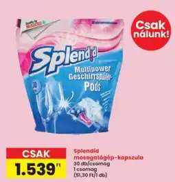 Interspar Splendid mosogatógép-kapszula ajánlat