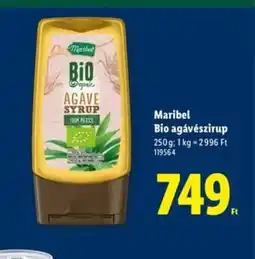 Lidl Maribel Bio agávészirup ajánlat