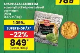 Interspar SPAR HAZAI.SZERETEM savanyított káposztalevél ajánlat