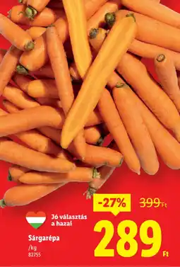 Lidl Sárgarépa ajánlat