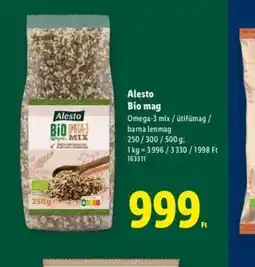 Lidl Alesto Bio mag ajánlat