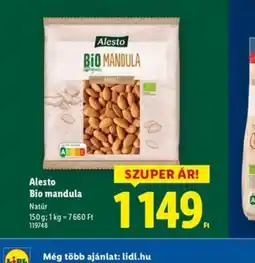 Lidl Alesto Bio mandula ajánlat