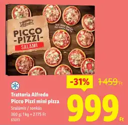 Lidl Trattoria Alfredo Picco Pizzi mini pizza ajánlat