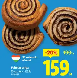 Lidl Fahéjas csiga ajánlat
