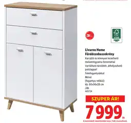 Lidl Livarno Home Fürdőszobaszekrény ajánlat