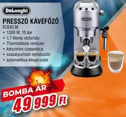 Expert DeLonghi Presszó kávéfőző EC685.M ajánlat