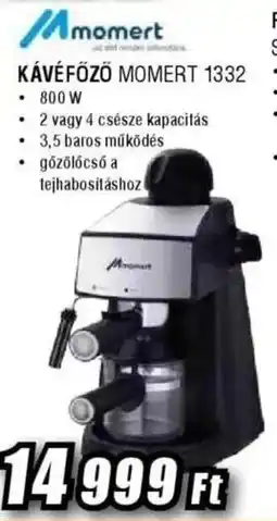 Expert Kávéfőző Momert 1332 ajánlat