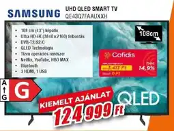 Expert SAMSUNG UHD QLED Smart TV QE43Q7FAAUXXH ajánlat