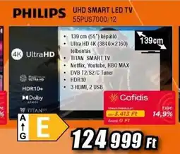 Expert PHILIPS UHD SMART LED TV ajánlat