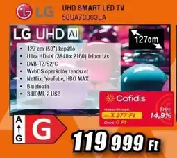 Expert LG UHD SMART LED TV 50UA73003LA ajánlat