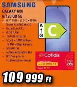 Expert SAMSUNG Galaxy A36 6/128 GB 5G ajánlat