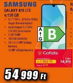 Expert SAMSUNG Galaxy A16 LTE 4/128 GB ajánlat