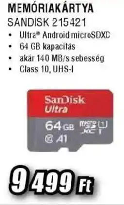 Expert Memóriakártya SanDisk 215421 ajánlat