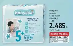 DM Babylove pelenka ajánlat