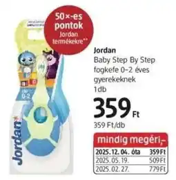 DM Jordan Baby Step By Step fogkefe 0-2 éves gyerekeknek ajánlat