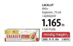 DM LACALUT Aktiv fogkrém ajánlat