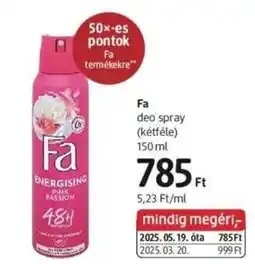 DM Fa deo spray ajánlat