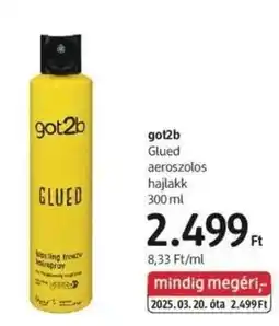 DM got2b Glued aeroszolos hajlakk ajánlat