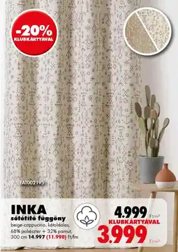 Diego Inka sötétítő függöny ajánlat