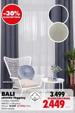 Diego Bali sötétítő függöny ajánlat