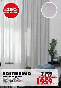 Diego Softissimo sötétítő függöny ajánlat