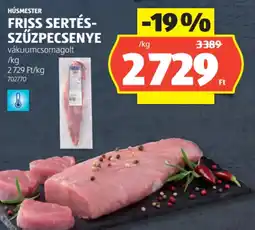 ALDI Húsmester Friss sertés- szűzpecsenye ajánlat
