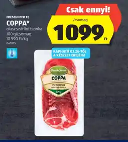 ALDI Freschi per Te Coppa ajánlat
