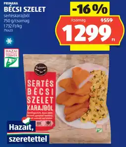 ALDI Primana Bécsi szelet ajánlat