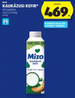 ALDI Mizo Kaukázusi kefir ajánlat