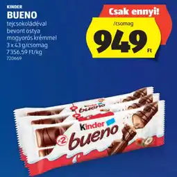 ALDI Kinder bueno ajánlat