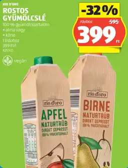 ALDI Rio d'Oro Rostos gyümölcslé ajánlat