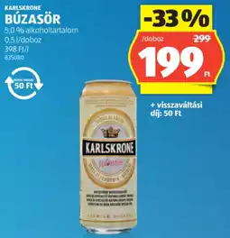 ALDI Karlskrone búzasör ajánlat