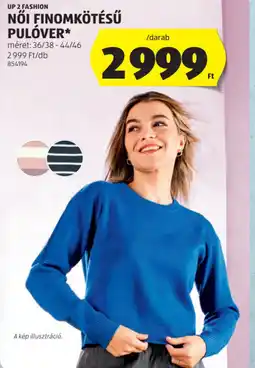 ALDI Up 2 Fashion Női finomkötésű pulóver ajánlat