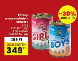 Spar Petsup macskaeledel konzerv ajánlat