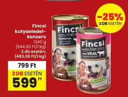 Spar Fincsi kutyaeledel konzerv ajánlat
