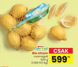 Spar Bio citrom csomagolt ajánlat