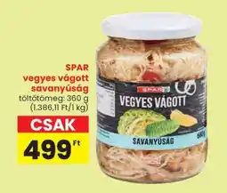 Spar SPAR vegyes vágott savanyúság ajánlat