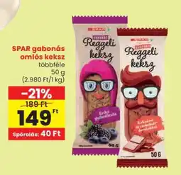 Spar SPAR gabonás omlós keksz ajánlat