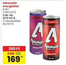Spar ADRENALIN Energiaital ajánlat