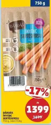 PENNY DÁRDÁS INVENC SERTÉSVIRSLI ajánlat