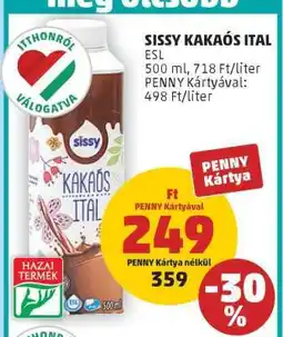 PENNY Sissy Kakaós Ital ajánlat