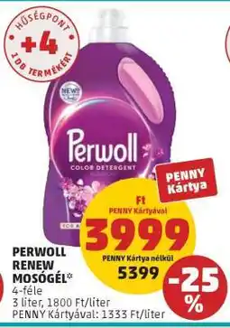 PENNY Perwoll Renew Mosógél ajánlat