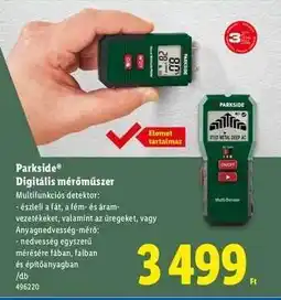 Lidl PARKSIDE Digitális mérőműszer ajánlat