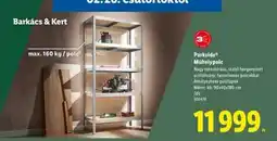 Lidl PARKSIDE Műhelypolc ajánlat